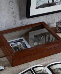 Life Of Riley Leather Watch Box For Twelve Watches Watch & Cufflink Boxes