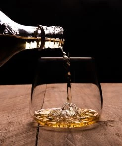 Life Of Riley Set Of Two Topographic Glasses - Featuring Denali And Fuji Mountians 9 Life Of Riley Set Of Two Topographic Glasses - Featuring Denali And Fuji Mountians