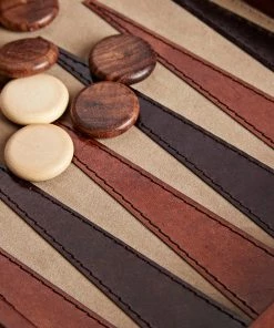 Life Of Riley Leather Backgammon Set Gifts