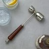 Life Of Riley Leather Spirit Measure Bar Tools