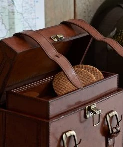 Life Of Riley Leather Double Flask Carrier With Tray 8 Life Of Riley Leather Double Flask Carrier With Tray