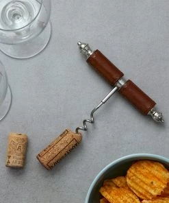 Life Of Riley Bar Ware Leather Corkscrew