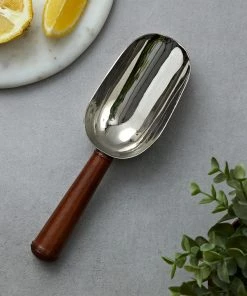 Life Of Riley Bar Tools Leather Ice Scoop