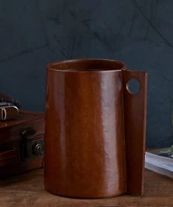 Life Of Riley Leather Jug Vase For Her