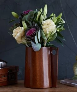 Life Of Riley Leather Jug Vase For Her
