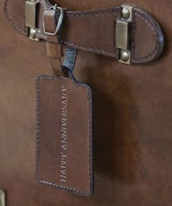 Life Of Riley Home Office Leather Stationery Box