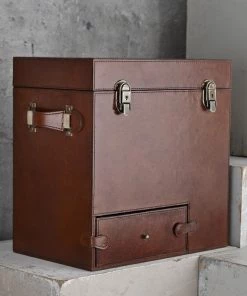 Life Of Riley Leather Drinks Box Drinks Cases