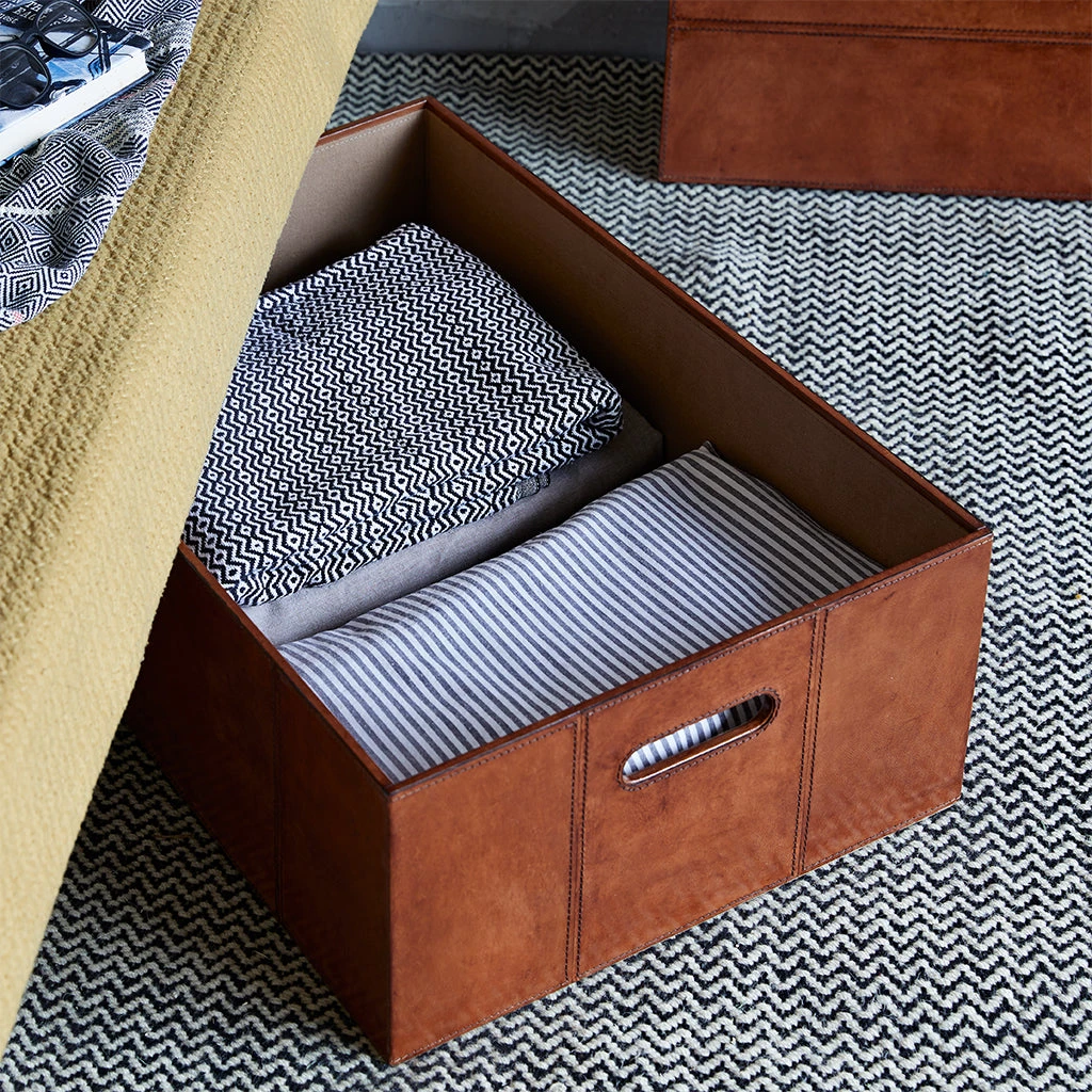 Life Of Riley Leather Underbed Storage Box 7 Life Of Riley Leather Underbed Storage Box