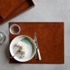 Life Of Riley Leather Set Of Eight Placemats Bar Ware
