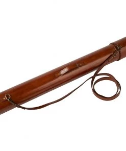 Life Of Riley Leather Cylinder Map Document Case Storage