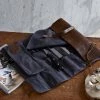 Life Of Riley Waxed Canvas And Leather Knife Roll Father's Day 1 Life Of Riley Waxed Canvas And Leather Knife Roll Father's Day