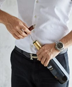 Life Of Riley Bar Ware Leather Corkscrew