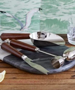 Life Of Riley Bar Ware Leather Handled Cocktail Tool Collection