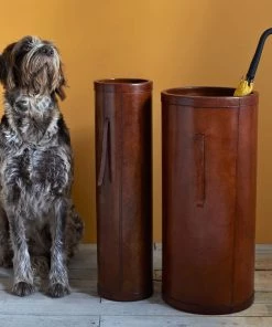 Life Of Riley Leather Umbrella Holder For Couple