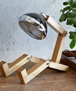 Life Of Riley Table Lamp. Retro Style. Ash Wood Handcrafted Body. New Home 13 Life Of Riley Table Lamp. Retro Style. Ash Wood Handcrafted Body. New Home