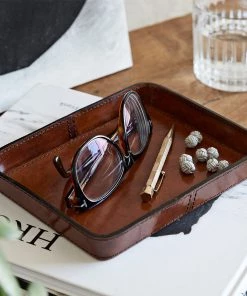 Life Of Riley Leather Stash Tray