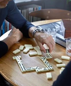 Life Of Riley Leather Personalised Dominoes Box. Includes A Set Of Double Six Dominoes 8 Life Of Riley Leather Personalised Dominoes Box. Includes A Set Of Double Six Dominoes