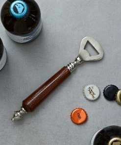 Life Of Riley Bar Ware Leather Bottle Opener