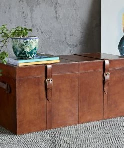 Life Of Riley Leather Chest