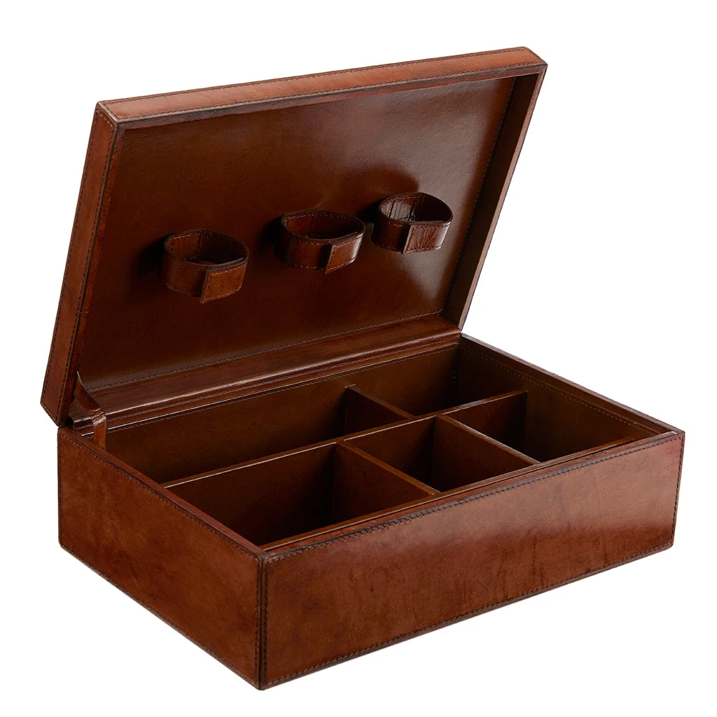 Life Of Riley Leather Tidy Box 7 Life Of Riley Leather Tidy Box
