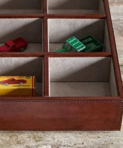 Life Of Riley Storage Leather Collectors Display Box