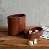 Life Of Riley Games Leather Dice Shaker & Dice