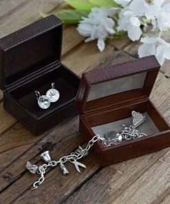 Life Of Riley Leather Earring Box