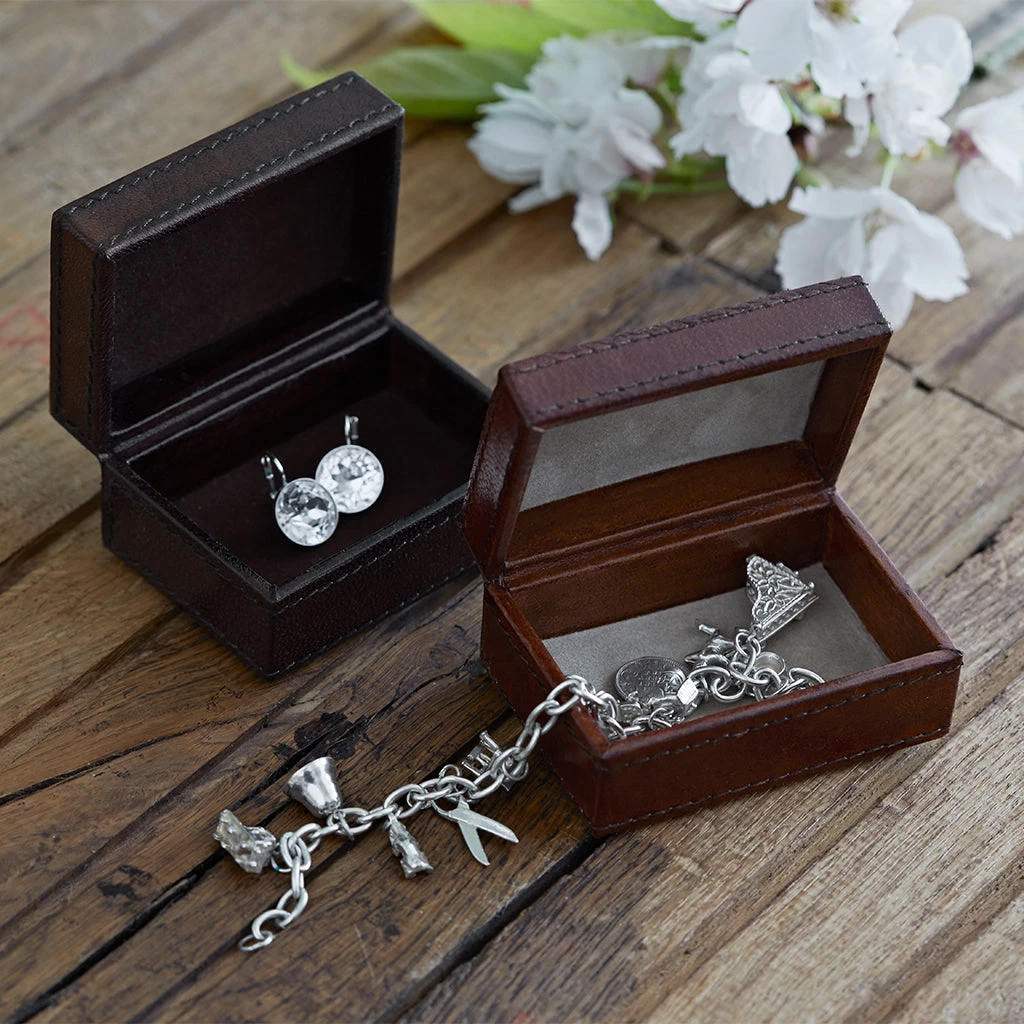 Life Of Riley Leather Earring Box 4 Life Of Riley Leather Earring Box