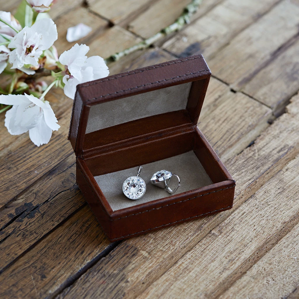 Life Of Riley Leather Earring Box 3 Life Of Riley Leather Earring Box
