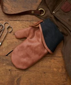 Life Of Riley Waxed Canvas Gifts Leather Glove For Fires And Oven