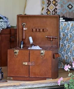 Life Of Riley Gifts Leather Drinks Case