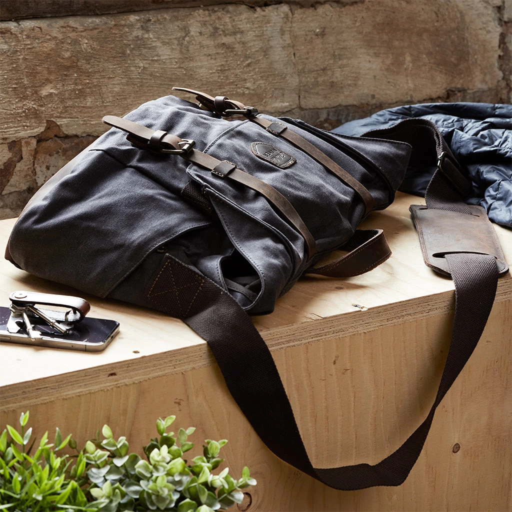 Life Of Riley New Arrivals Waxed Canvas And Leather Messenger Bag 5 Life Of Riley New Arrivals Waxed Canvas And Leather Messenger Bag