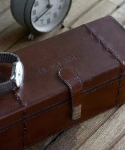Life Of Riley Leather Watch Box For Three Gifts