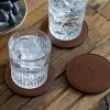 Life Of Riley Leather Single Coaster Bar Ware