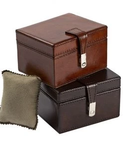 Life Of Riley Leather Stud Keepsake Box - Free Personalisation