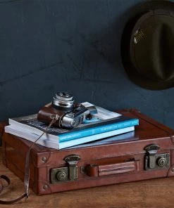 Life Of Riley Keepsake Boxes Leather Memory Keepsake Suitcase