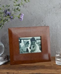 Life Of Riley For Her Leather Picture Frame. Three Sizes