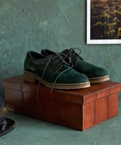 Life Of Riley New Arrivals Leather Shoe Storage Box - Two Sizes