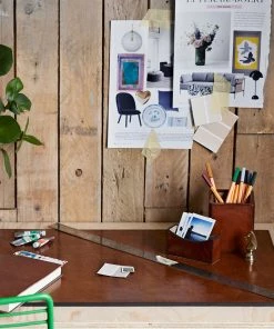 Life Of Riley Leather Desk Mat