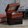 Life Of Riley Father's Day Leather Mini Cufflink Box