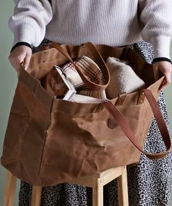 Life Of Riley Waxed Canvas Tote Bag