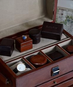 Life Of Riley Leather Men's Jewellery Organiser For Him