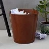 Life Of Riley Home Office Leather Waste Paper Bin
