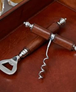 Life Of Riley Leather Handled Bottle Opener And Corkscrew 9 Life Of Riley Leather Handled Bottle Opener And Corkscrew