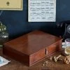 Life Of Riley Storage Leather Box File - Personalise The Lid