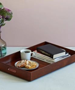 Life Of Riley Bar Ware Leather Ottoman Tray