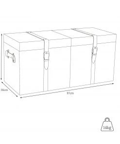 Life Of Riley Leather Chest