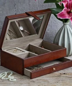 Life Of Riley Leather Jewellery Box Gifts