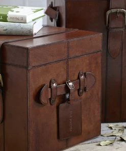 Life Of Riley For Couple Leather Heirloom Trunk