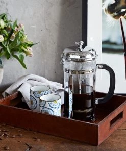 Life Of Riley For Her Leather Coffee Tray